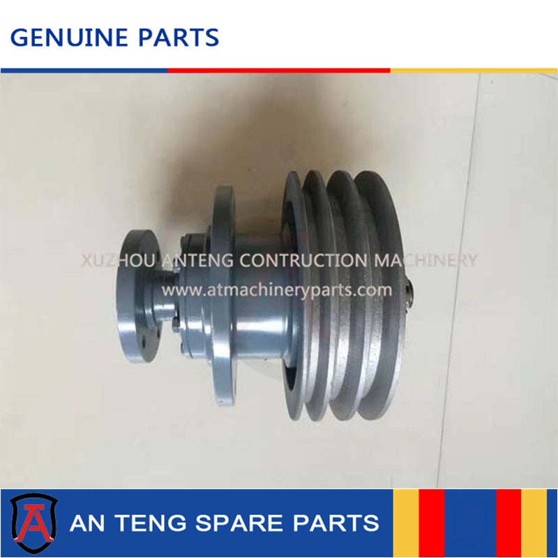 Motor grade fan bracket fan connection disk fan drive assembly